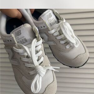New Balance 574 Light Gray Sneakers